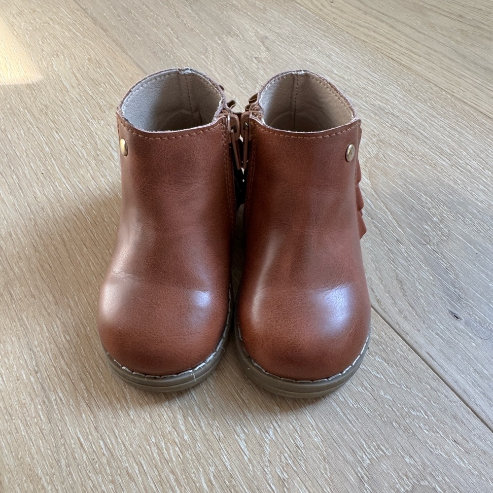 Tiny Toes Nation Brown Kids Boots